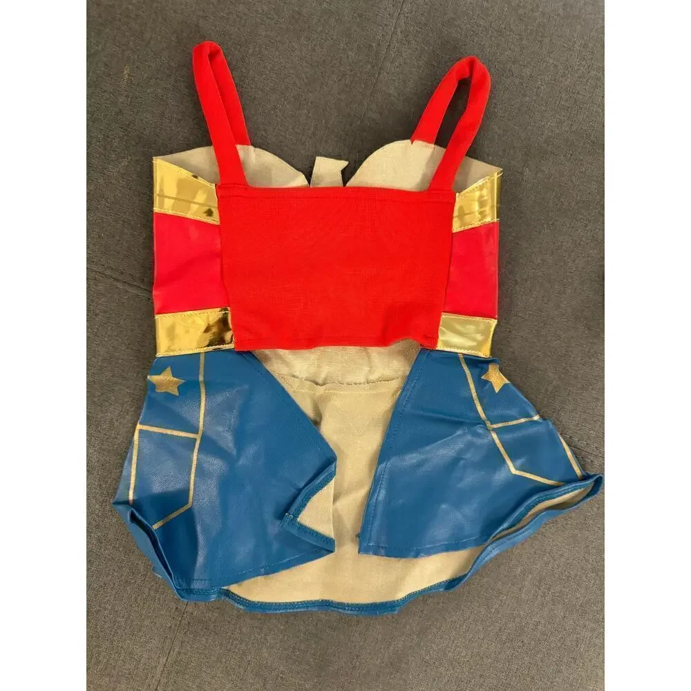 Wonder Woman Dog Costume Size Small Halloween